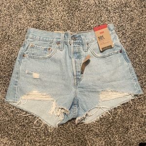 Levi’s 501 denim jean shorts